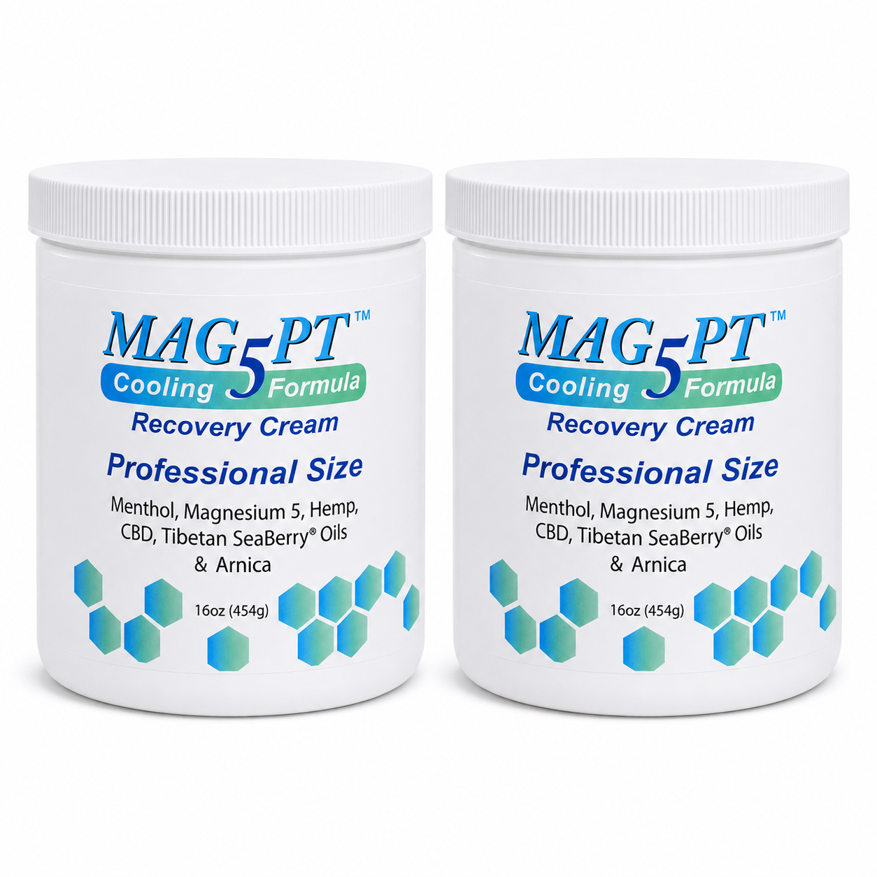 Mag5Pt Cooling Recovery Cream 16oz Professional Size (2 pack)