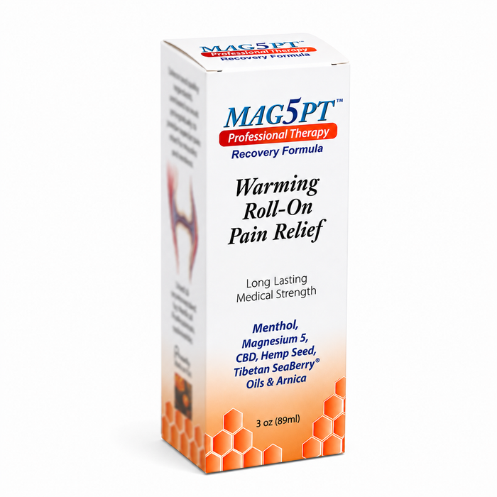 MAG5Pt Warming Roll-On Pain Relief — 3 oz