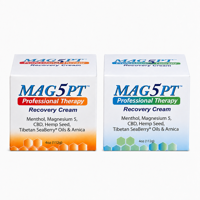 MAG5PT 4 oz Warming and Cooling Recovery Cream Gift Set